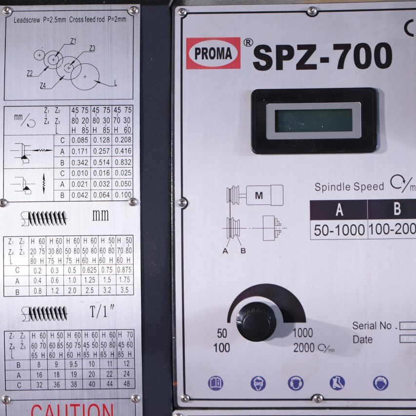 Универсальный токарно-винторезный станок по металлу PROMA SPZ-700 Фото 67-03.jpg